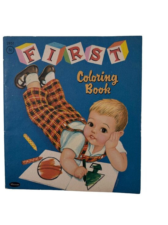Whitman Publishing Other - Vtg 1958 First Coloring Book Clarence Biers Whitman Publishing Children Activity